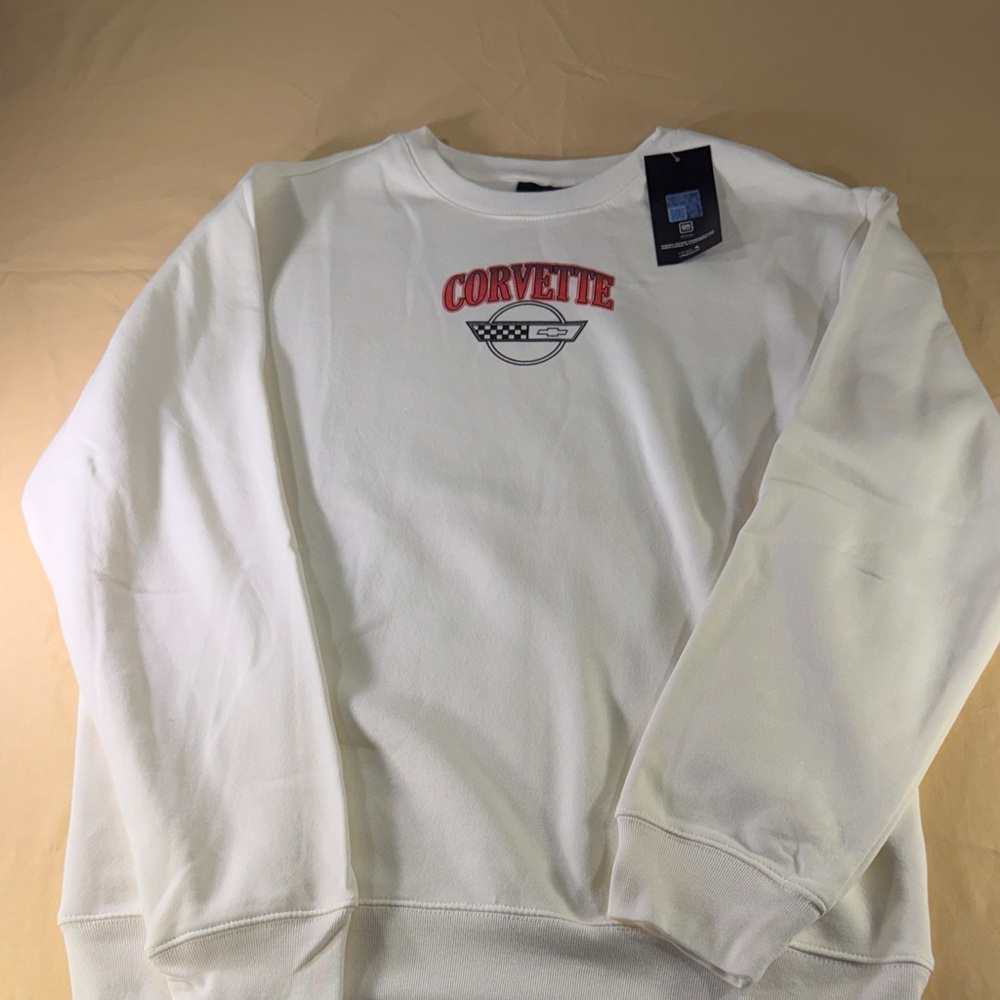 Chemistry Corvette sweatshirt, long sleeve crewneck, pullover size medium new
